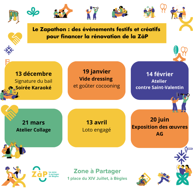Calendrier Zapathon