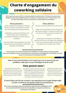 Charte de coworking de la ZàP